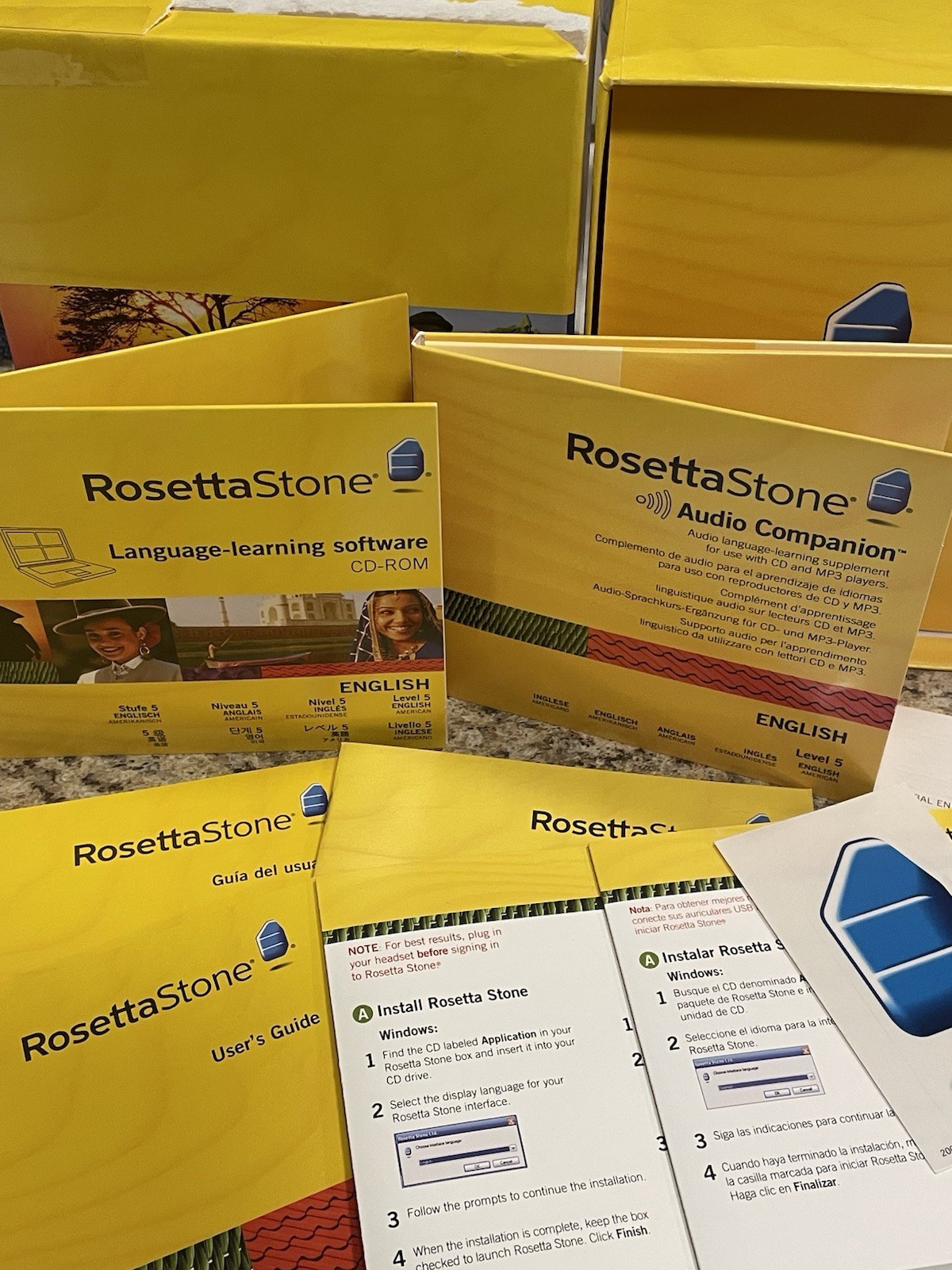 Rosetta Stone English (US)  Level 5 Set by Rosetta
