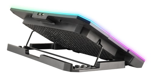 NGS HERO STAND Laptop Cooling Stand with RGB Lighting and 6 Fans - 第 2/5 張圖片