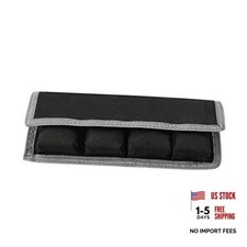 Meking DSLR Battery Case Holder Storage Bag 4 Pocket for AA/AAA Battery Grey