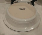 2 Mason Cash Enamour Baking/Casserole Dish White/Blue Rim Stoneware England 9.5" — photo 5
