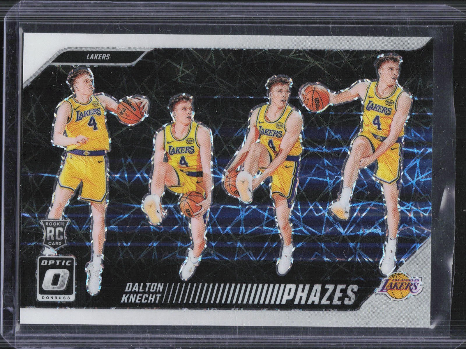 2024-25 Panini Donruss Optic Dalton Knecht #29 Phazes Rookie SSP Lakers