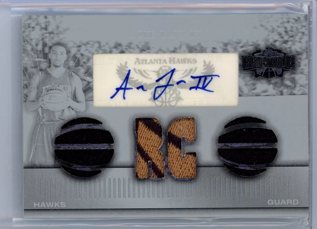 2008 Topps Triple Threads ACIE LAW IV 1/1 Auto Relic RC White Whale #121 J444