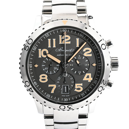 BREGUET Type Xxi Chronograph 3817ST/X2/3ZU Gray Men's Used Watch #51012