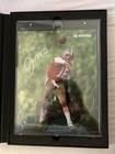 Joe Montana Emanate Under Wraps 8x10 Autographed Photo Fanatics Green Foil 95/99