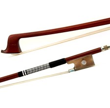Pro Master Antique Pernambuco Violin Bow 4/4 White OX Frog Silver Parts Fast