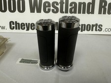 Galindo Designs Black Big V Hand Grips 1" #GA-0094-011