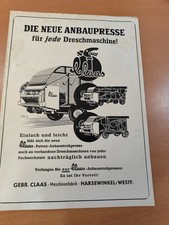 Claas Anbaupresse Prospekt Traktor brochure M5