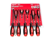Milwaukee Tool 48-22-2710 10pc Phillips/Slotted/Square Screwdriver and Bit Set