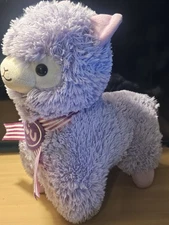 Llama Sweet Heart Alpaca 18" Plush Lavender