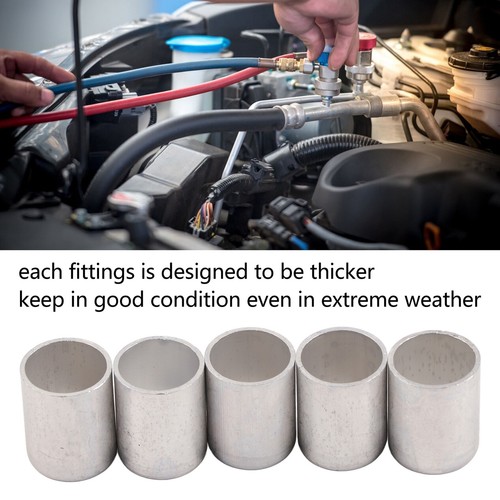 *´ 6/8in 20Pcs A/C Joint Cover Aluminum AC Hose Tube Connector Cover Pipe - Picture 19 of 24