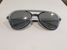 New PRADA SPS04t Sunglasses. MQG-280 57-19-140 Crystal with silver mirror