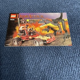 LEGO Dino Attack 7474 Urban Avenger vs. Raptor 100% Complete W/Box & Book