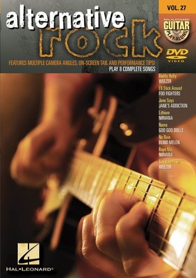 Alternative Rock Guitar Play-Along DVD Vol 27 Hal Leonard Lessons Video