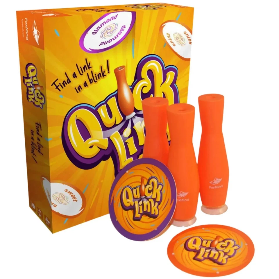 Quick Link - Party Math Card Game for Family, Adults, and Children (2-4 Players, - Изображение 2 из 4