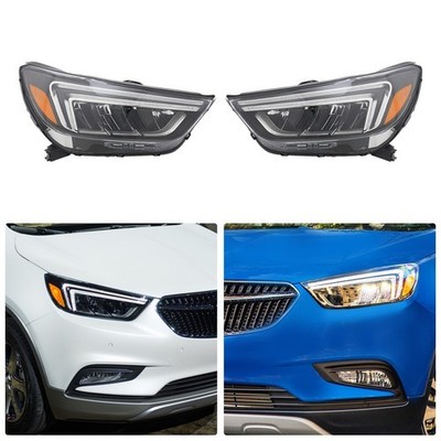 For 2017-2022 Buick Encore Full LED Headlight Headlamps Left+Right Pair LH RH