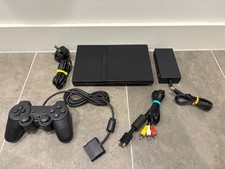 Sony PlayStation 2 PS2 Slim Black Console (Reconditioned) SCPH-79003