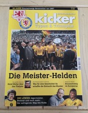 Kicker Sonderheft Eintracht Braunschweig   Ty...
