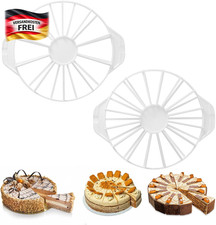 Kuchenteiler 10-16 Stücke runder Kunststoff Tortenschneider für präzises Teilen