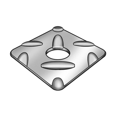 #ad GRAINGER APPROVED Square Washer Galvanized 5 8 in PK2 1JUV3 $15.62