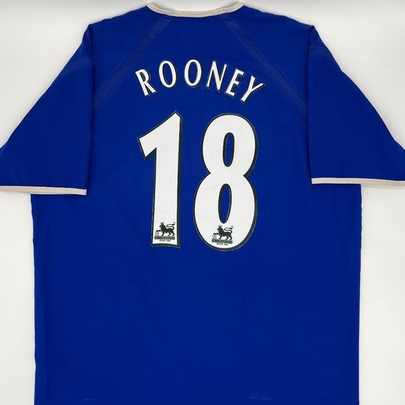 PUMA - エバ〜トン2003/2004 ROONEY 18 Mサイズ Rooney #18 Everton 2003/2004 Home ORIGINAL Puma VTG Rare