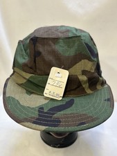 Us Military Woodland Camo Utility Patrol Cap Size 7 34