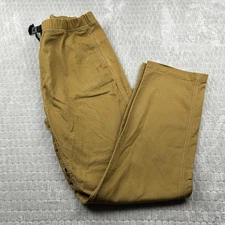 Topo Designs Mountain Pants Mens XL Dark Khaki Ripstop Hiking Belted Huckberry