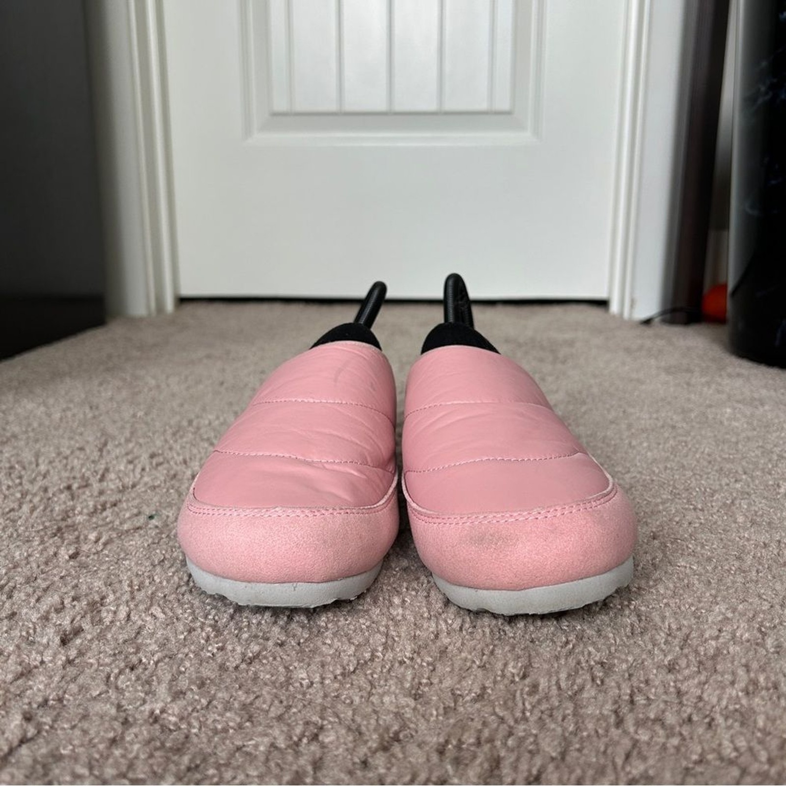 SAOLA Pantofole Hunter trapuntate rosa foderate in sherpa suola rigida taglia 8