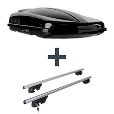 Dachbox Topbox TopBox 480 Duo + Dachträger Menabo für Mercedes GLE SUV Typ W166