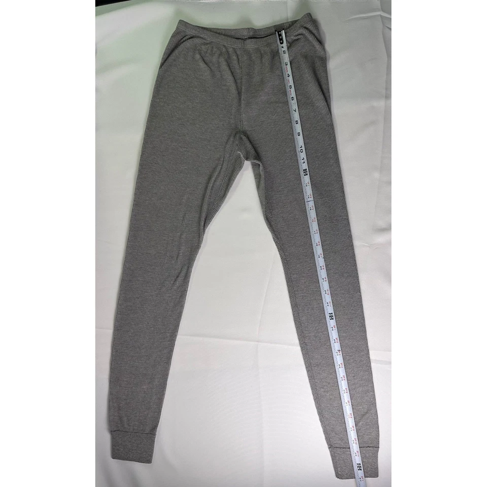 Pantalones de Capa Base Térmica Gris Fruit of the Loom Niños Talla S/CH (4/6) Tejido Gofre Foto 4 de 4