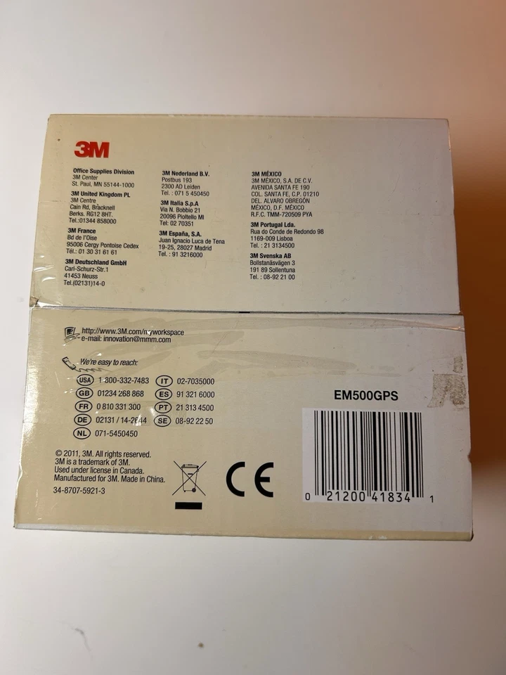 3M EM500GPS Wired Ergonomic Mouse Black Small 2011 Brand New SEALED - Image 2 of 4
