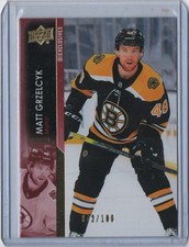 2021-22 UPPER DECK SERIES 1 UD EXCLUSIVES # 16 MATT GRZELCYK 002/100