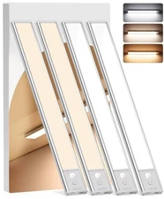 Under Cabinet Lighting Wireless, 4Pack Motion Sensor Light Indoor 12inch-4Pack