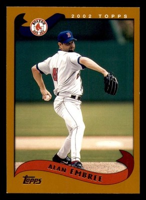 2002 Topps Traded and Rookies #T33 Alan Embree SP - Boston Red Sox