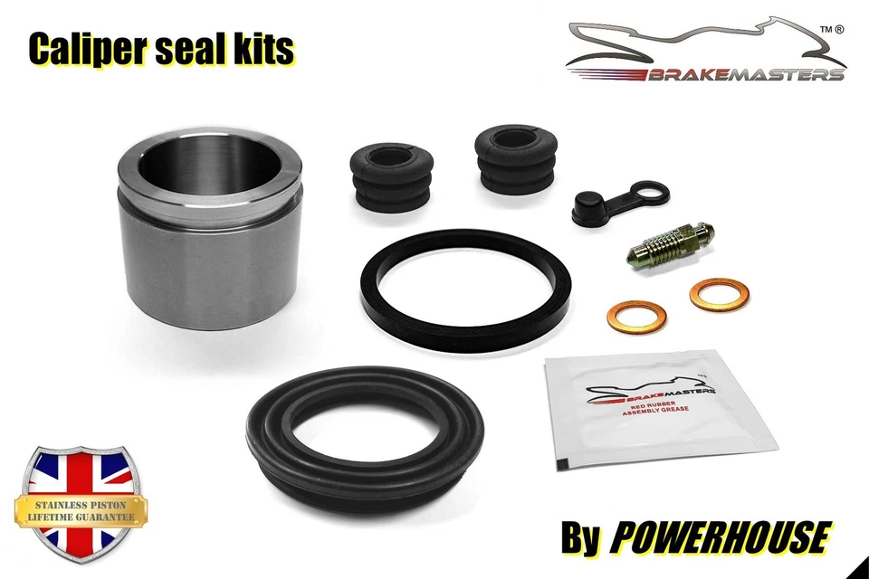 Suzuki GS750T Z 1982 front brake caliper piston seal rebuild repair kit set Foto 2 de 4