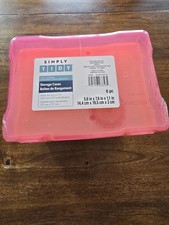 Photo Keeper w/ 6 Photo Cases, Lidded Plastic, 4"x6" Rainbow