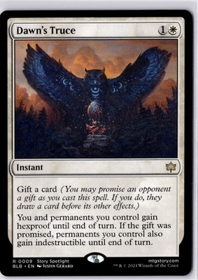 #ad Dawn#x27;s Truce Bloomburrow Regular NM R 0009 $7.99