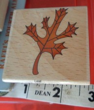 Leaf Rubber Stamp