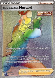 Single Strike Style Mustard 177/163 (Secret) Pokemon TCG Battle Styles NM