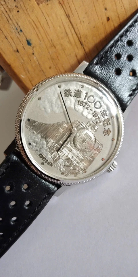 Reloj Citizen Railroad 100 Aniversario Año (1862-1972) Cal.6700, ¡cuerda manual! Foto 3 de 4