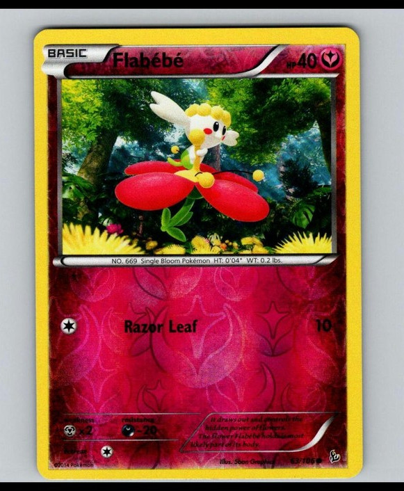XY - Flashfire #63/106 Flabebe (63)