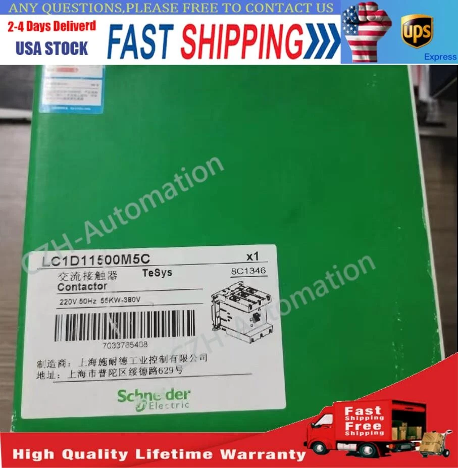 LC1D11500M5C 220VAC contactor 3Poles 115A US Free TAX