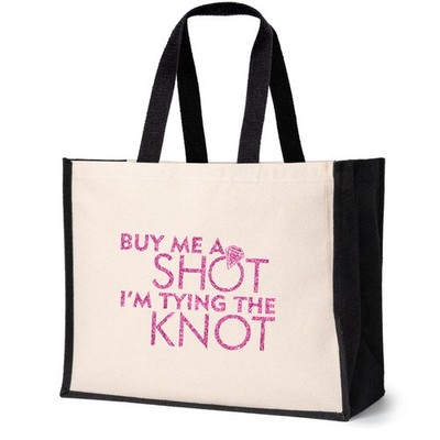Buy Me A Shot Beuteltasche Tasche Braut Hochzeit Junggesellinnenabschied Idee Damen Canvas Shopper