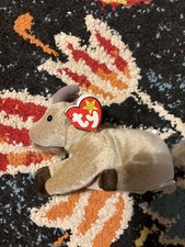Ty Beanie Baby Goatee Goat Beanbag Plush Original Tag 1999 PE 4235 Gen 4 or 5