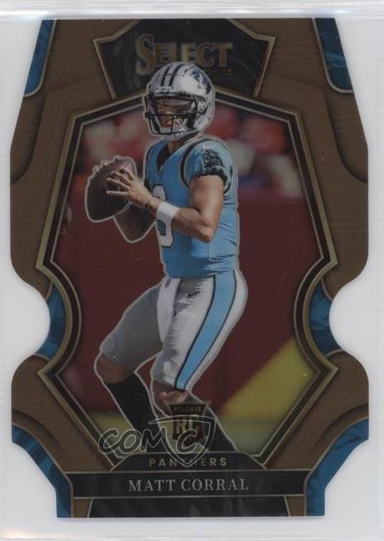 2022 Select Premier Level Copper Prizm Die-Cut /99 Matt Corral Rookie RC 13lw