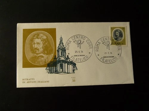 architect Francesco Borromini FDC Italy 1974
