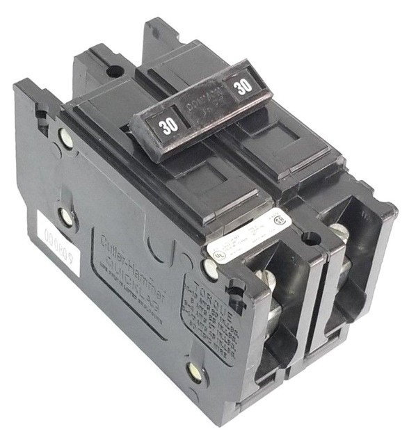 CUTLER HAMMER E7819 CIRCUIT BREAKER ZZ6928 TYPE QC HACR 120/240VAC