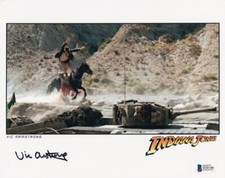 VIC ARMSTRONG signed Autogramm 20x25cm INDIANA JONES in Person autograph COA