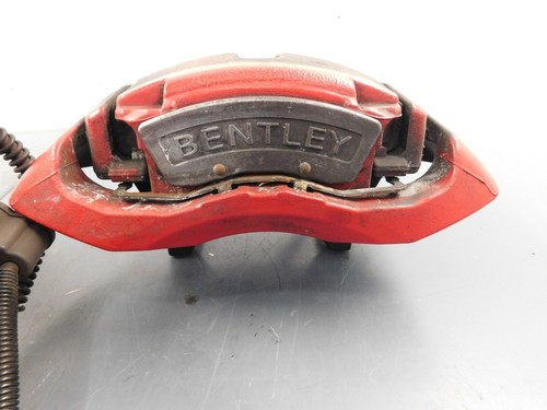 2013 11-18 Bentley Continental GTC W12 Red Brake Caliper Set - Partial #9525 G3 - Picture 2 of 6