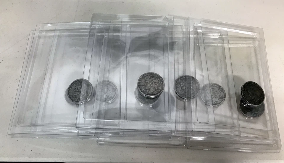 Lot of (100) Harvey Dent Two Face Coin Prop Halloween - Replica BRAND NEW! - Image 3 of 3