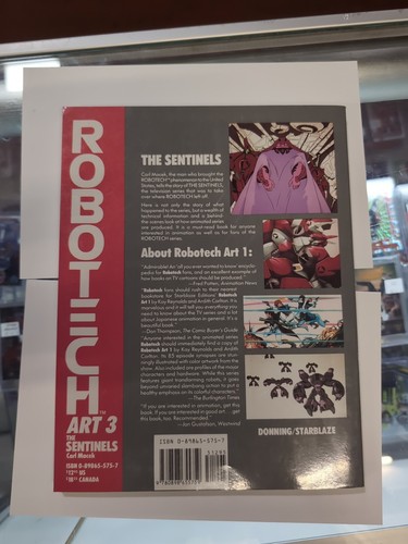 Robotech Art 3: The Sentinels - Paperback, by Carl Macek - Picture 2 of 8